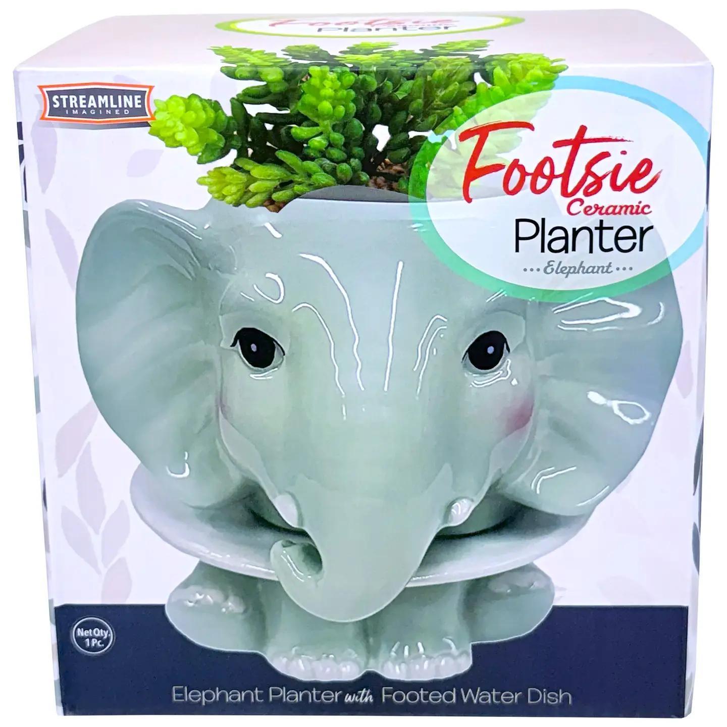 Elephant Footsie Planter