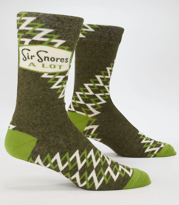 Sir Snores A Lot Men's Socks