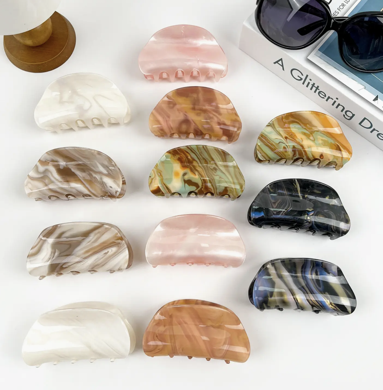 Colorful Semicircle Hair Clip