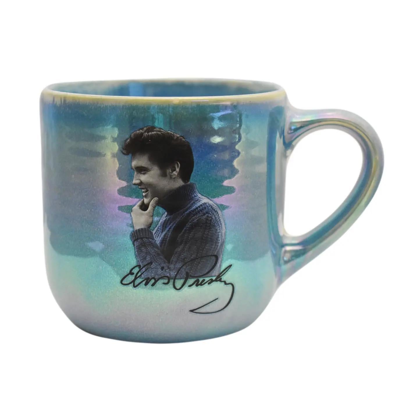Elvis Mug - Blue Sweater Glazed