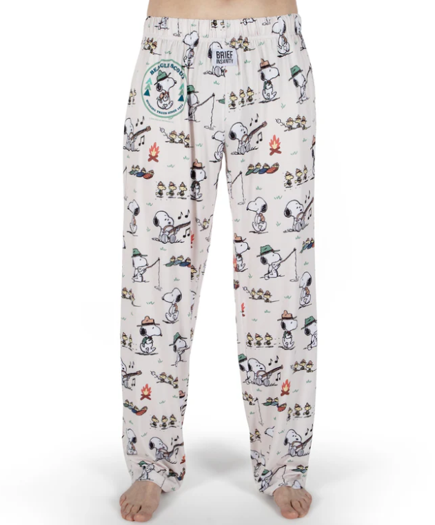 Snoopy Camping Badge Lounge Pants