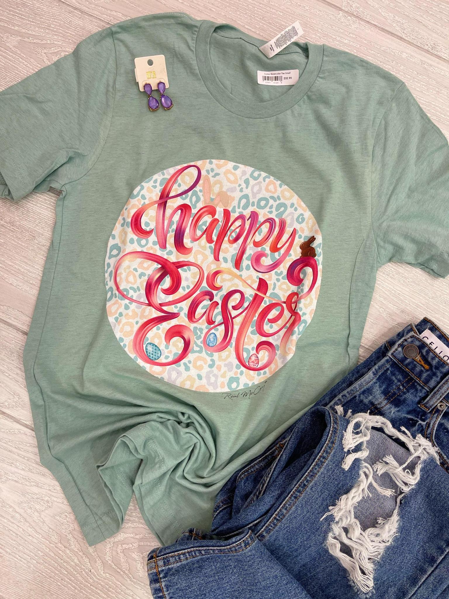 Easter Watercolor Tee