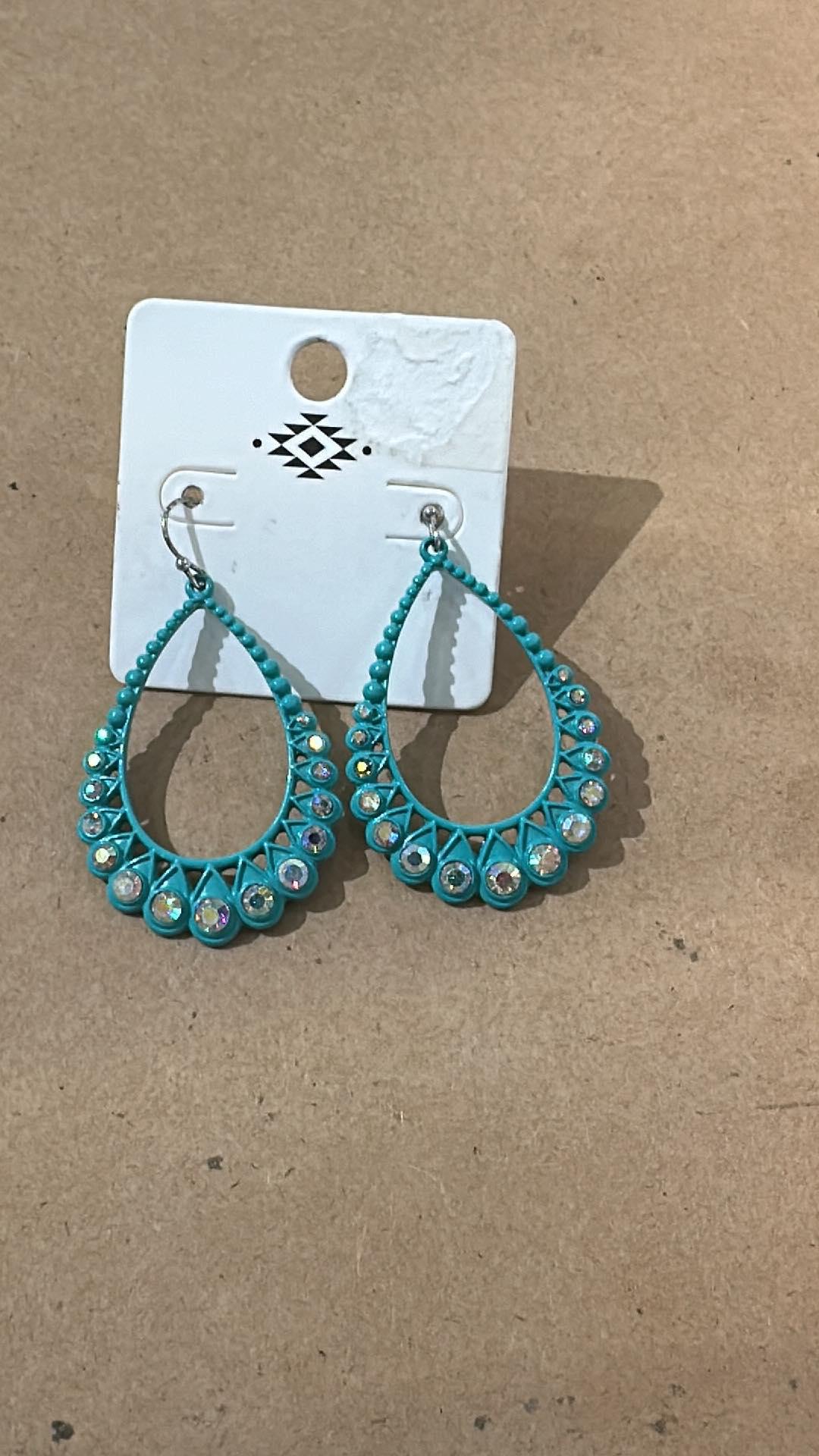 Neon Metal Earrings