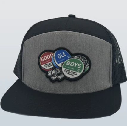 GOB ZYN Patch 7 Panel Heather/Black