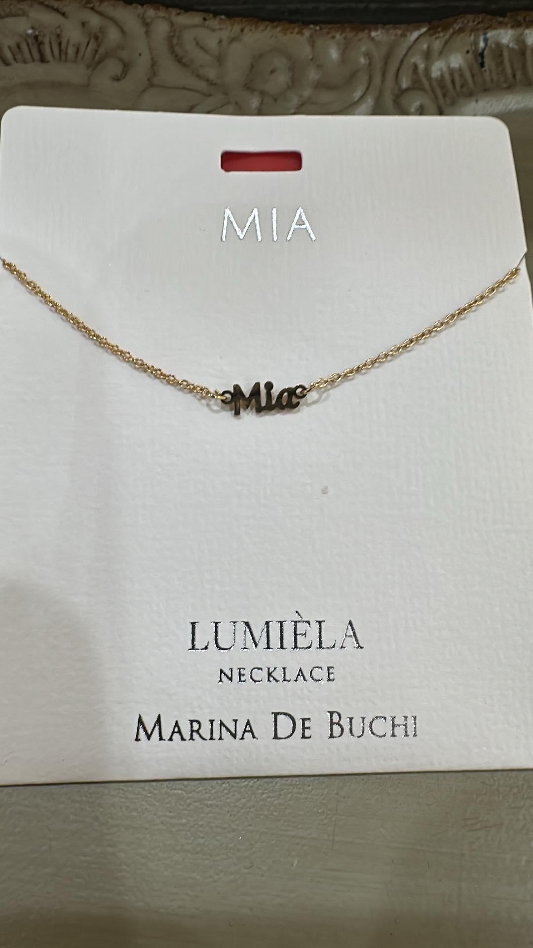 Lumiela Mia Name Necklace