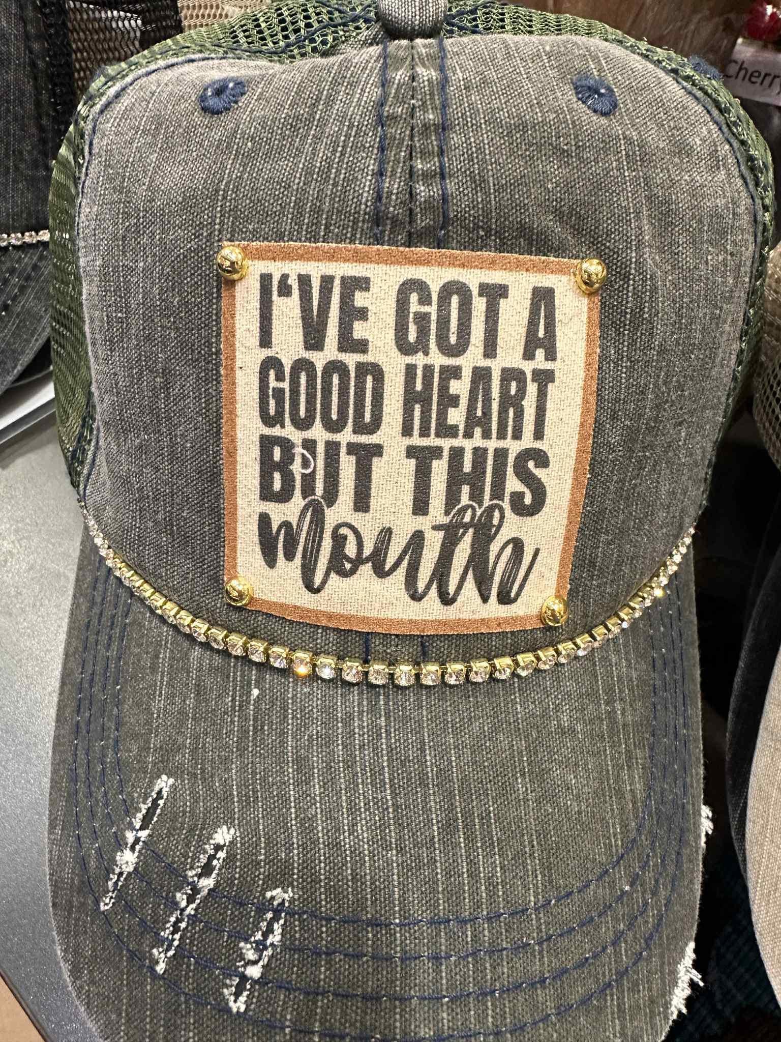 Good Heart But.... Bling Hat