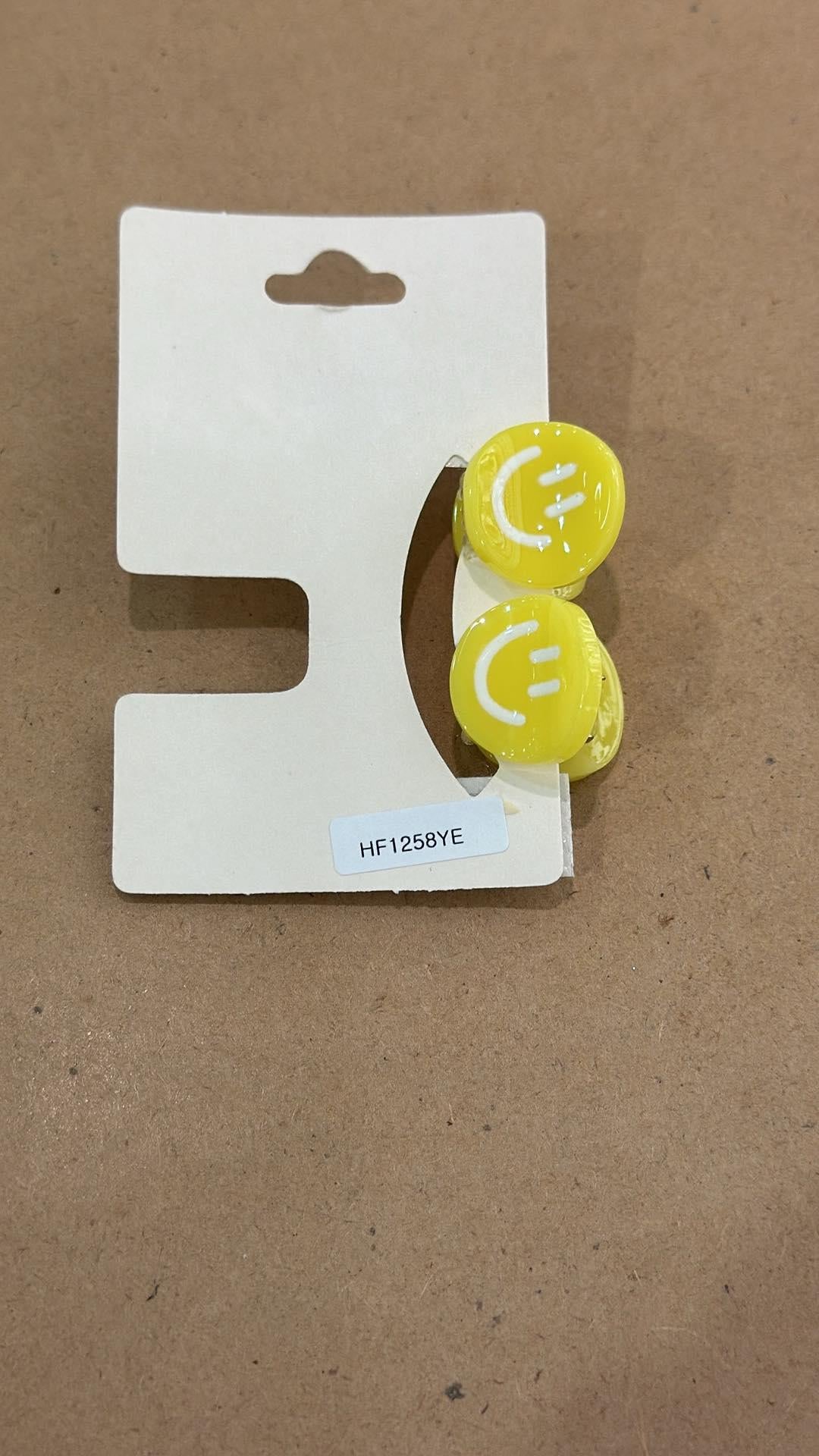 Smiley Small Hair Clips
