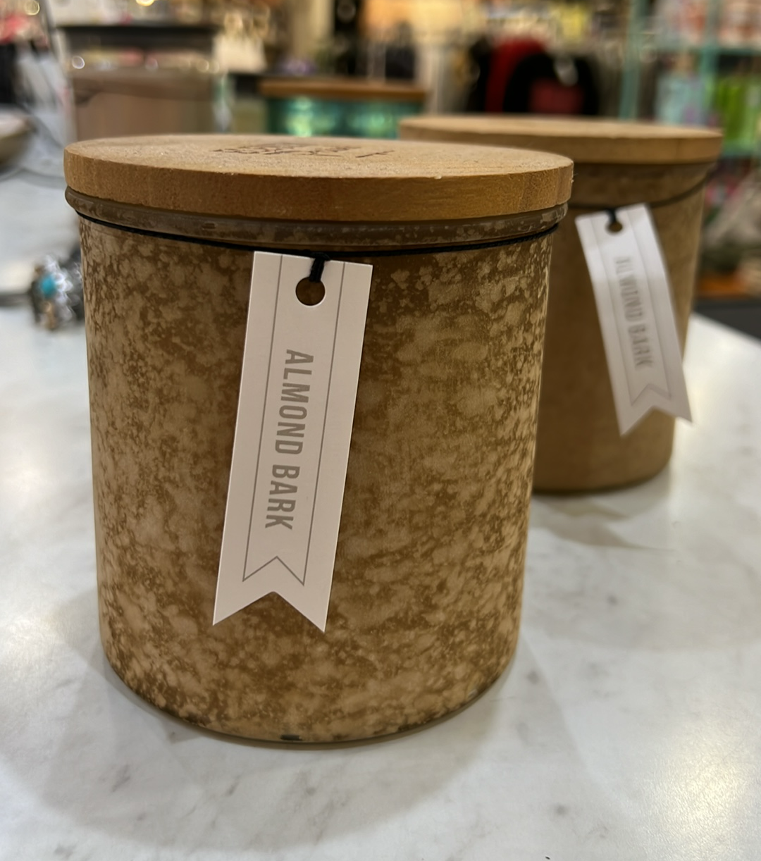 Eleven Point Almond Bark Candle