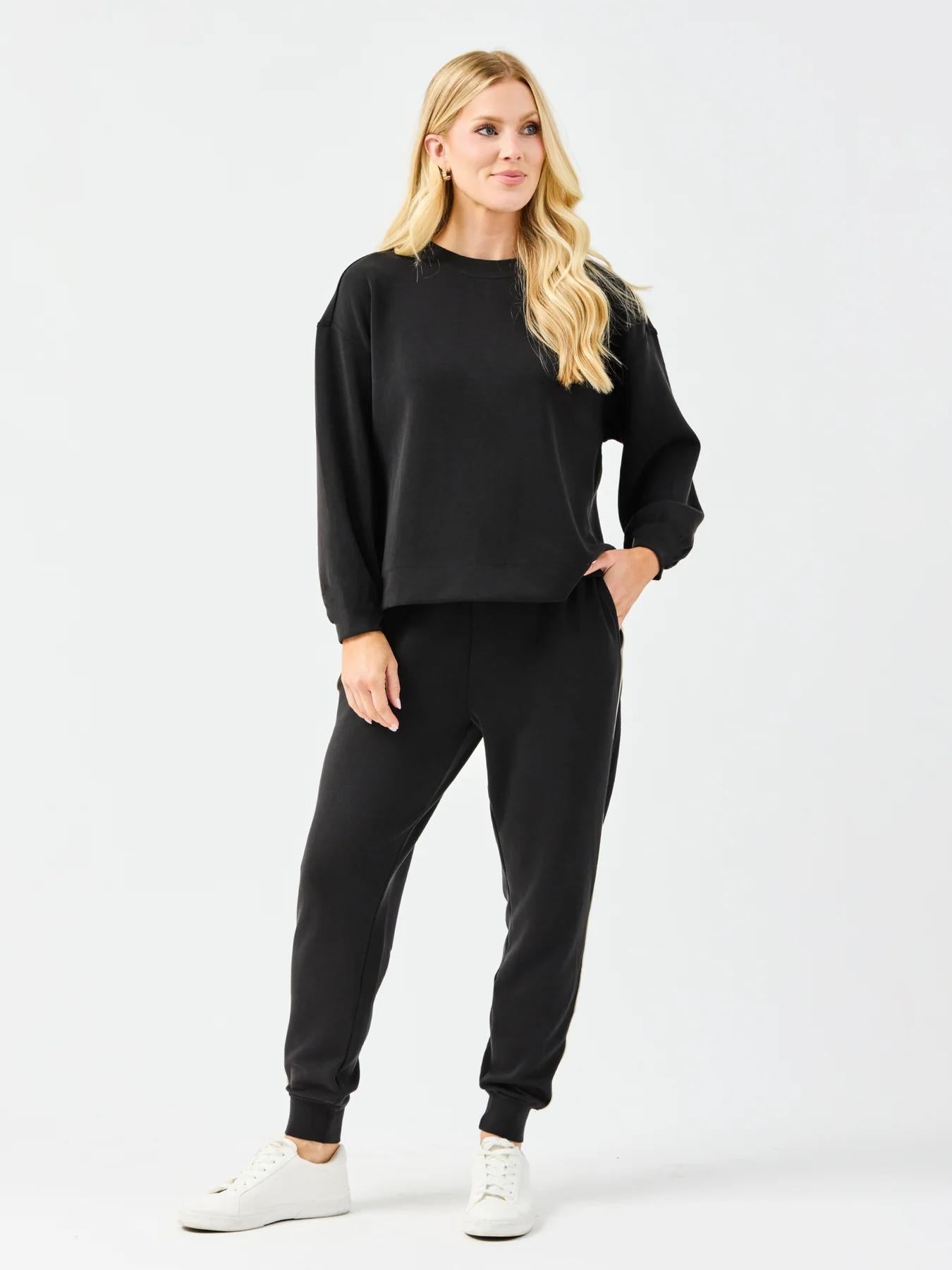 Cora Jogger Pants | Black