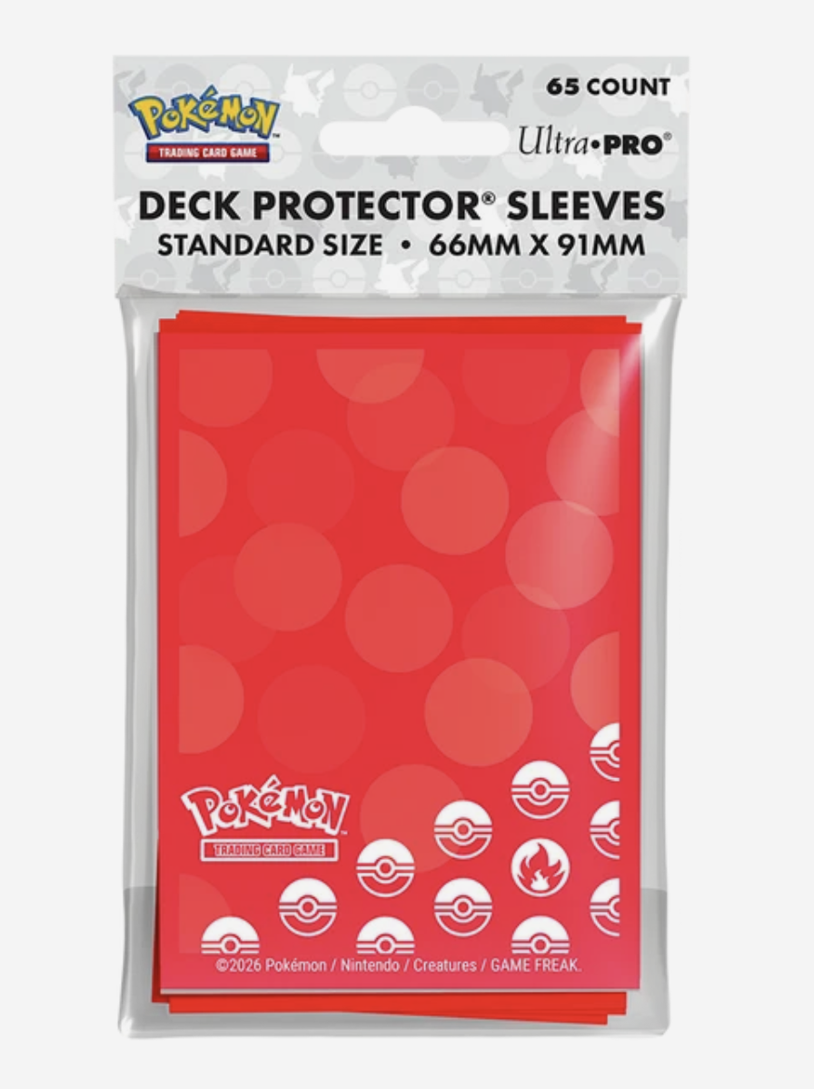 Pokemon - 65-Pack Deck Protector: Energy - Fire Type - Ultra Pro Card Sleeves