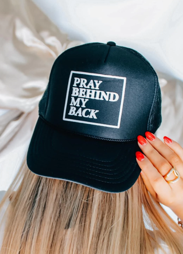 Pray Behind Back Hat