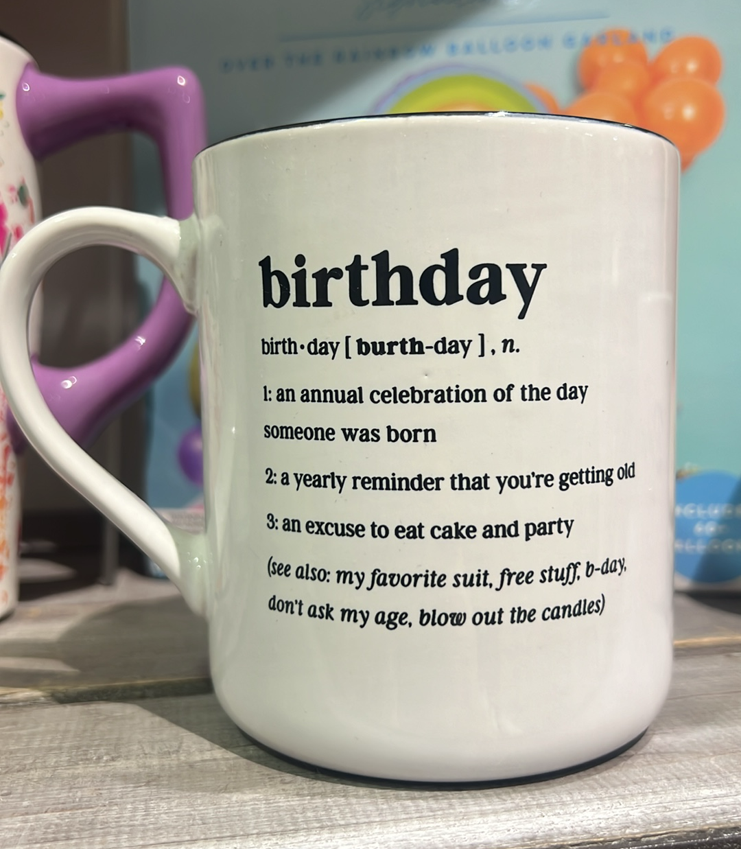 Birthday Definition Mug