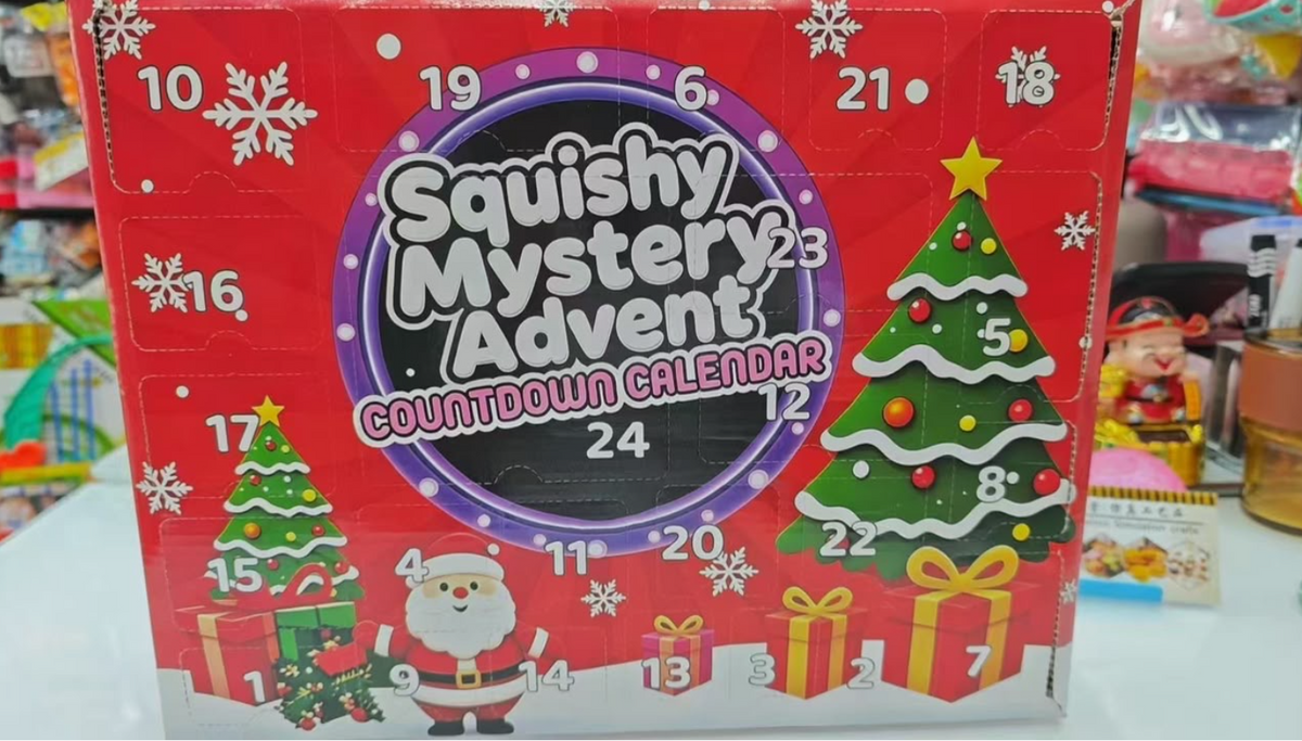Squishy Mystery Calendar Countdown Days