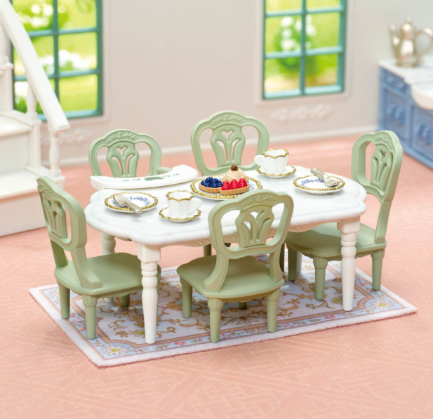 Calico Critters® Red Roof Riverside Manor Elegant Dining Room