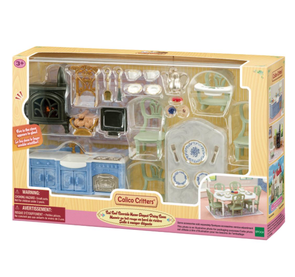 Calico Critters® Red Roof Riverside Manor Elegant Dining Room
