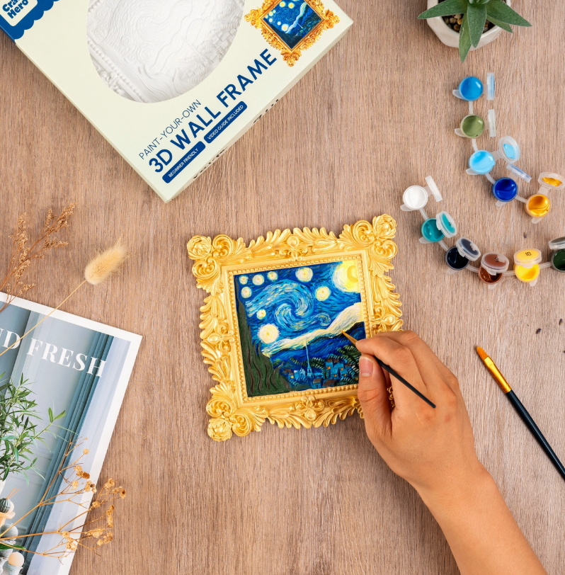 Craft Hero Muddies™ - Starry Night - 3D DiY Wall Frame