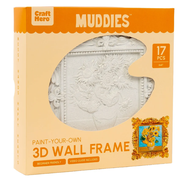 Craft Hero Muddies™ - Sunflowers - 3D DiY Wall Frame