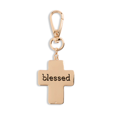 Gold Blessed Bag Charm - 4in
