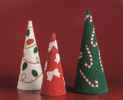 Christmas Bead Cone Tree