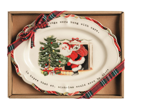 Fireplace Sentiment Plate