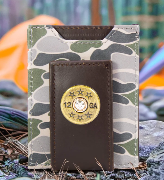 Old School Camo Front Pocket Wallet