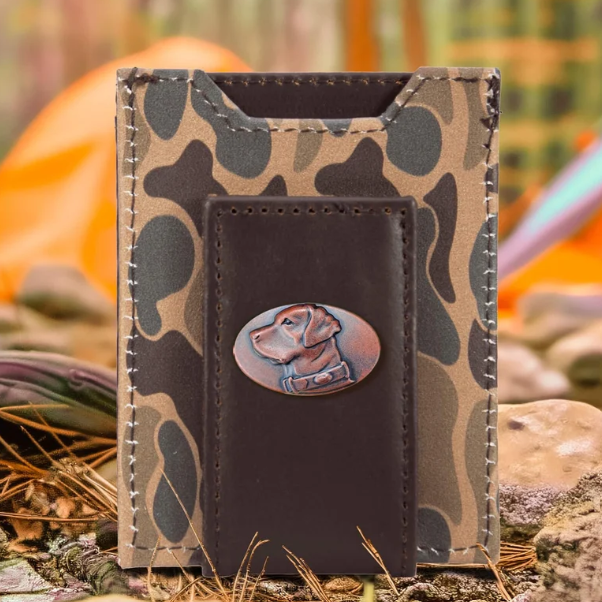 Old School Camo Front Pocket Wallet
