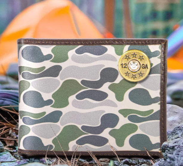 Old School Camo Passcase Wallet