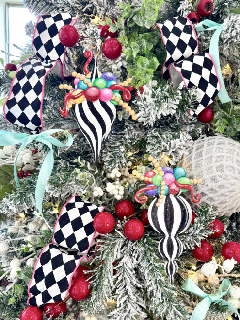 Merry & Bright Finial Ornaments