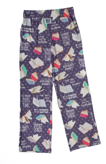 Bookworm Book Pattern Lounge Pants