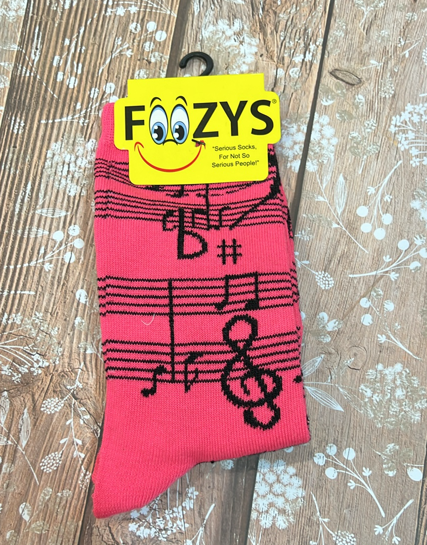 Musical Notes Women's Socks