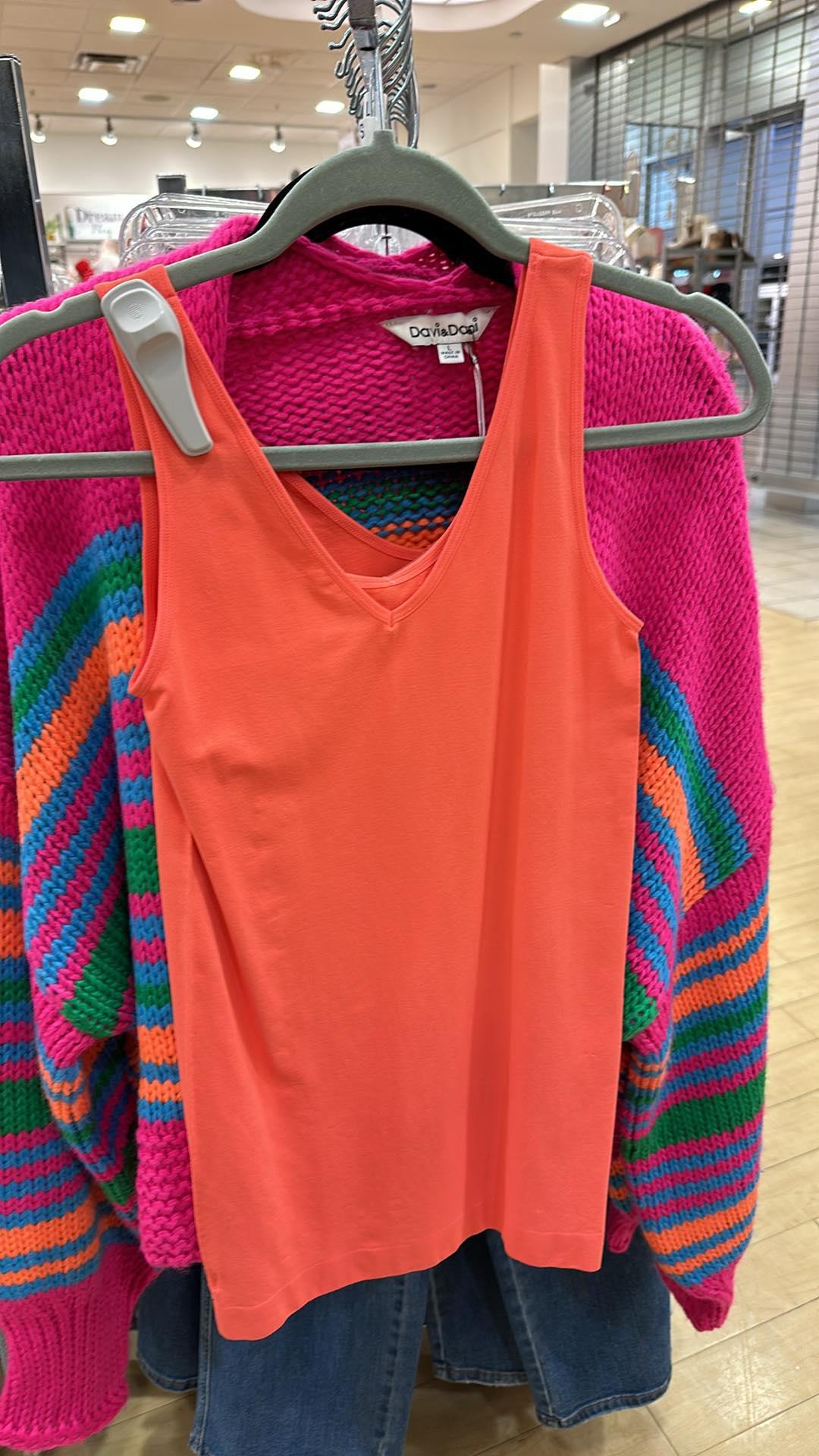 Hot Coral Seamless Tank