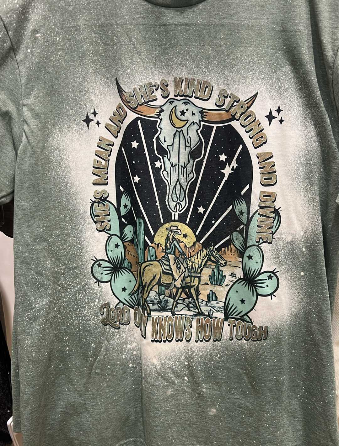 She's Mean Forest Tee