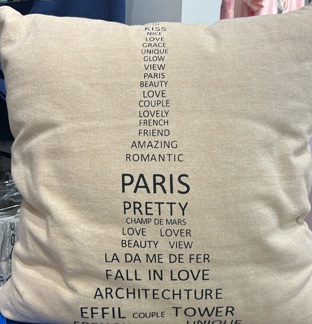 Paris Pretty Pillow