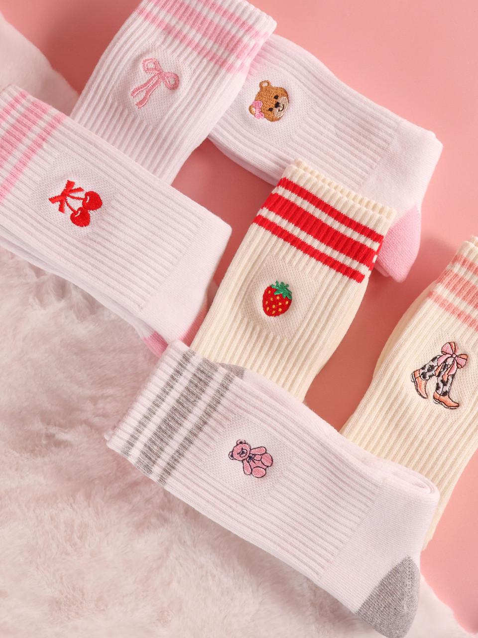 Simply Southern - Embroidered Crew Socks