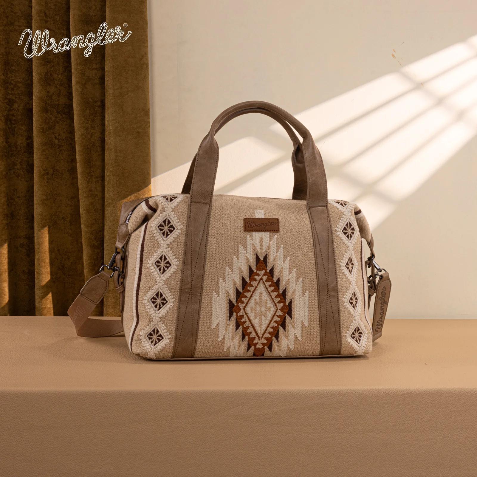 Wrangler Southwestern Print Duffle Bag