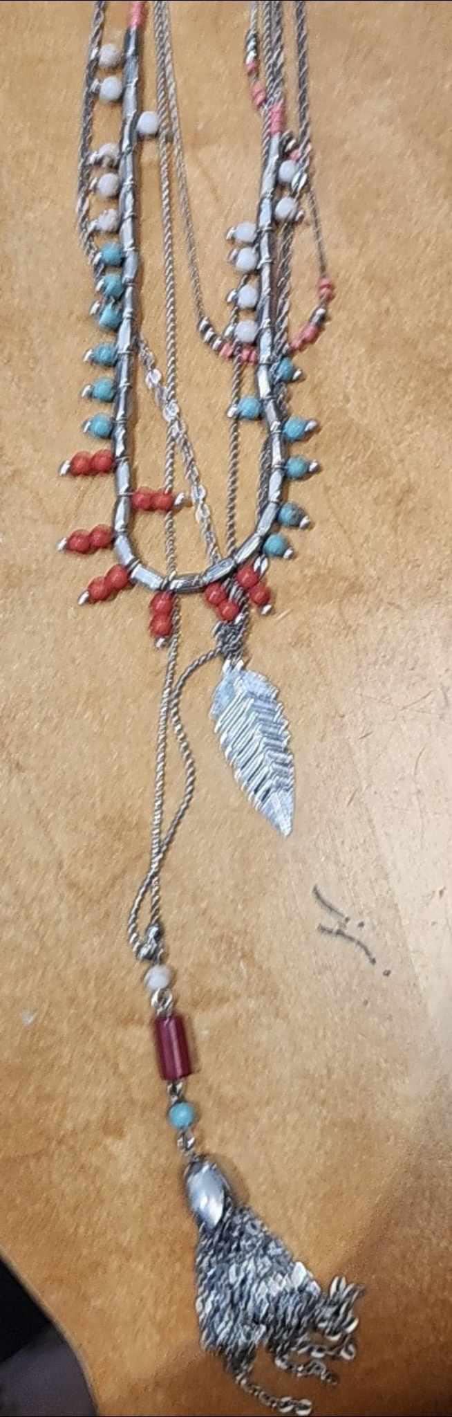 Turquoise Coral Layer Necklace