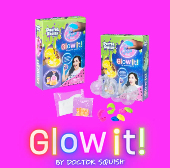 Doctor Squish Squishy Maker 6-Pack Refill - Glow it! Edition