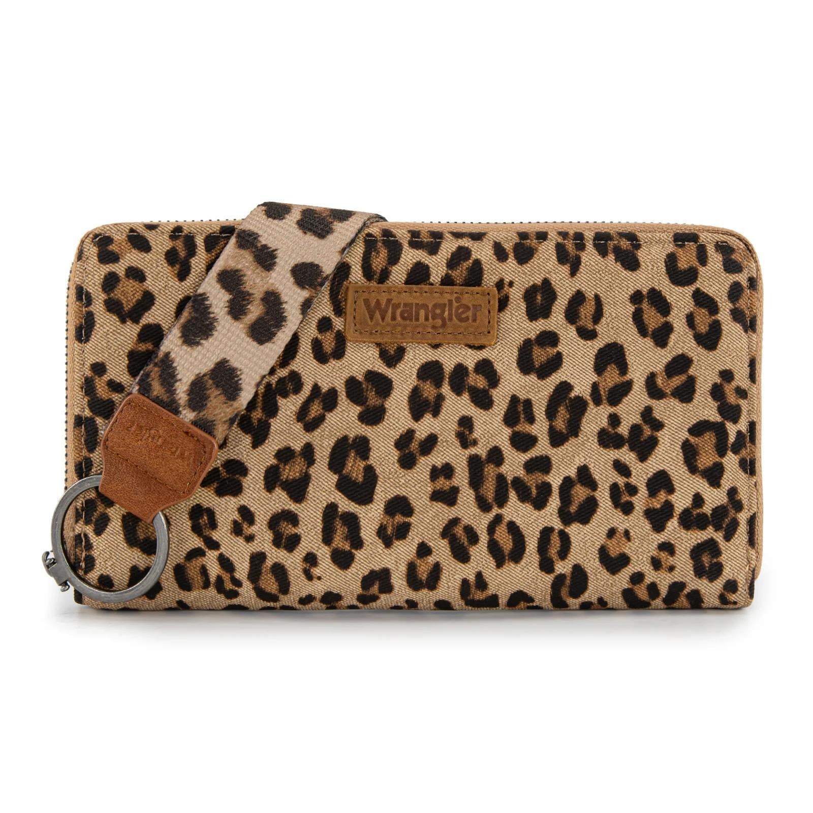 Wrangler Leopard Print Wallet/Wristlet - Leopard