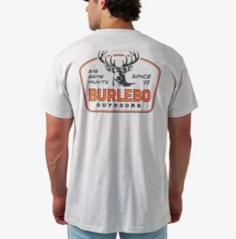Burlebo - Short Sleeve Tee - Big Game Hunts - Oatmeal