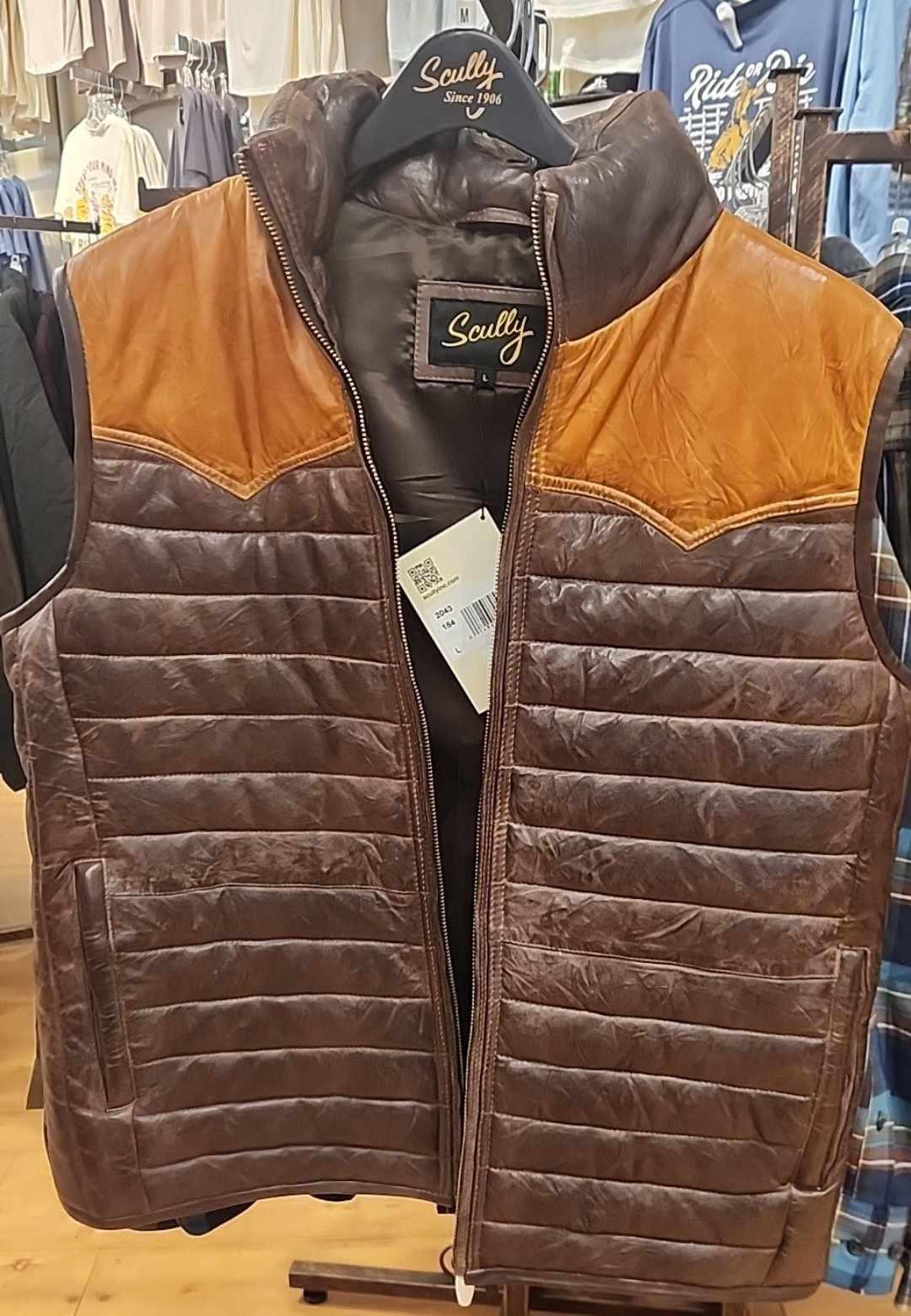 Leather 2Tone Vest