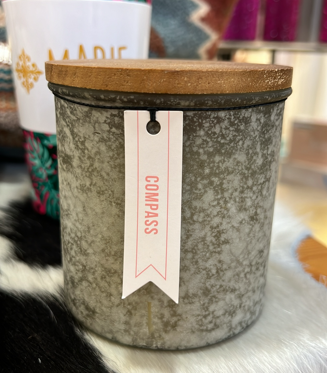 Eleven Point Compass Candle