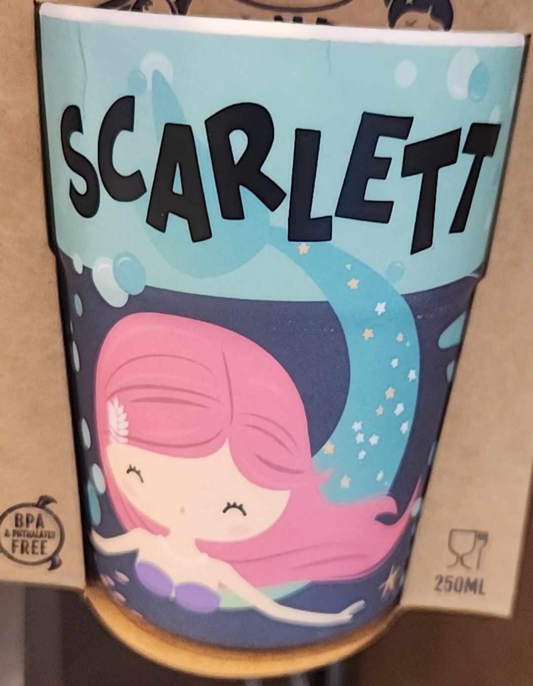 Scarlett Mermaid Cup