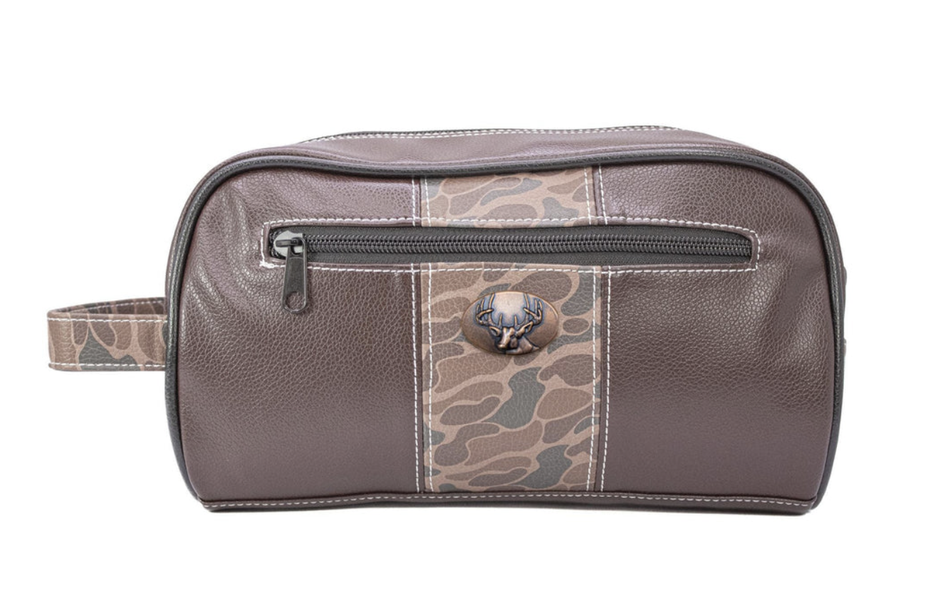 Old School Camo Toiletry Bag