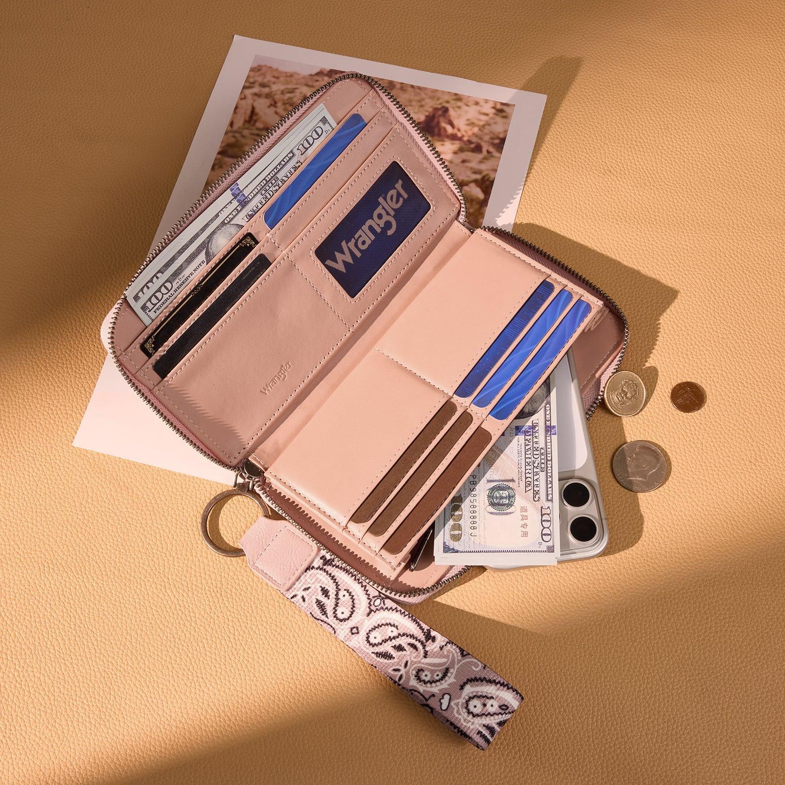 Wrangler Bandana Paisley Print Wallet