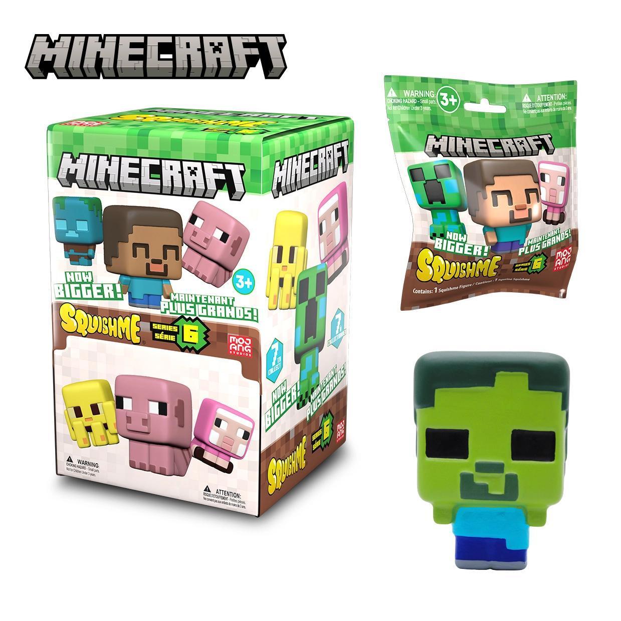 Minecraft 3.5" Bigger Squishme Scented Figures