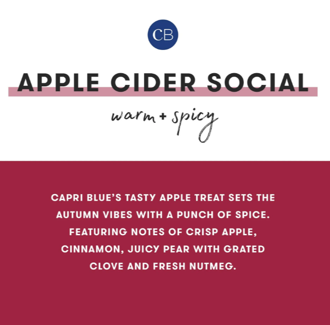 Apple Cider Social Glimmer Inverted Candle