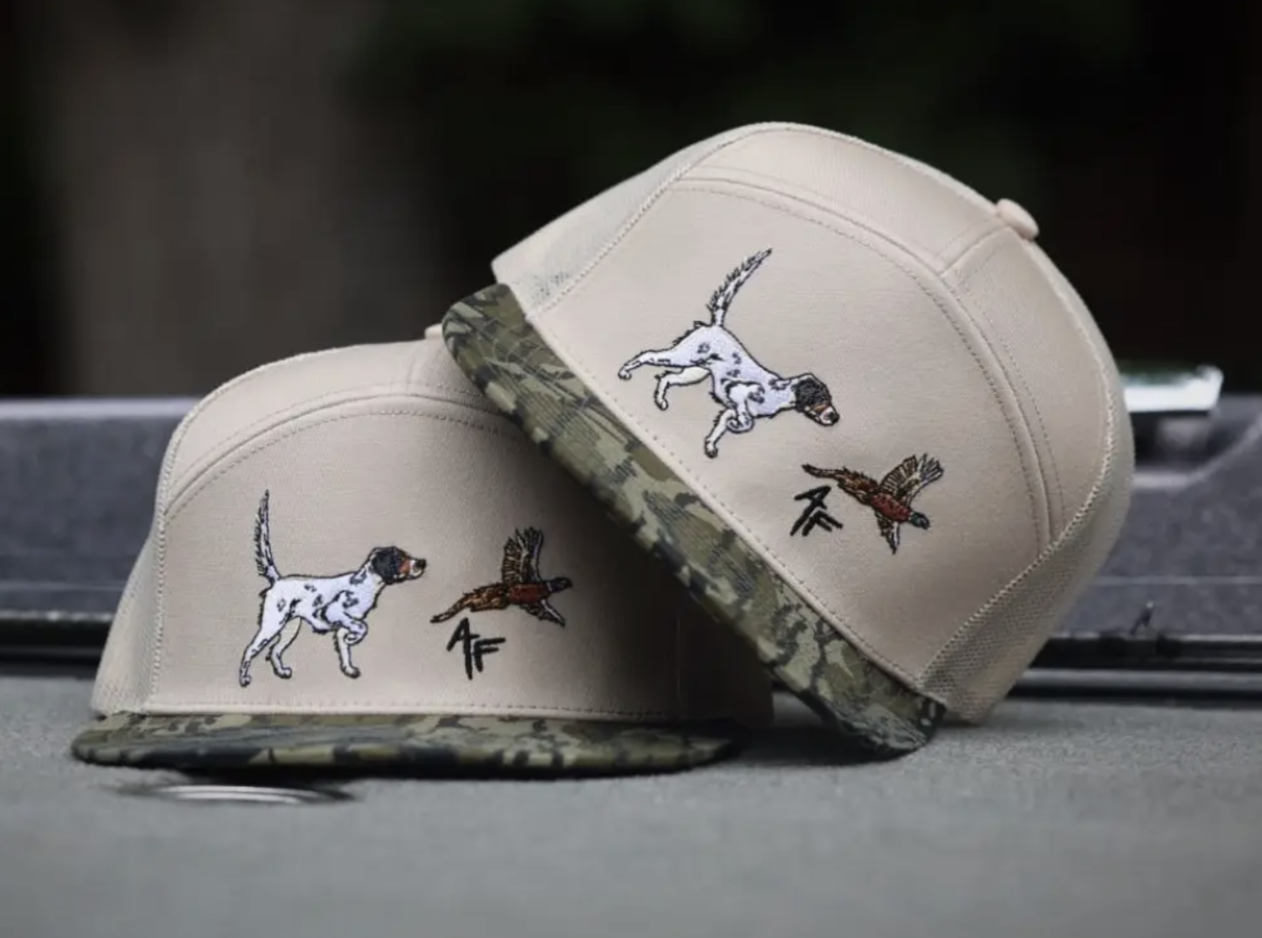 English Setter - 7 Panel Treestand Hat