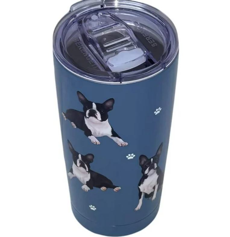 Boston Terrier Dog Tumbler