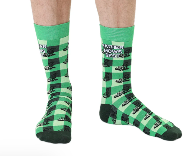 Father Mows Mens Bamboo Crew Socks