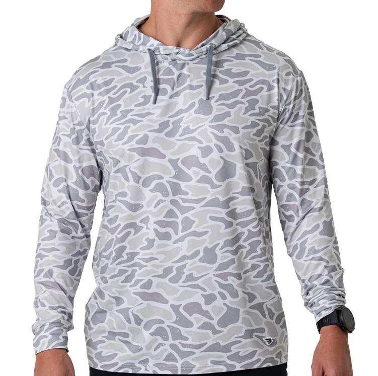 Burlebo - Performance Hoodie - White Camo